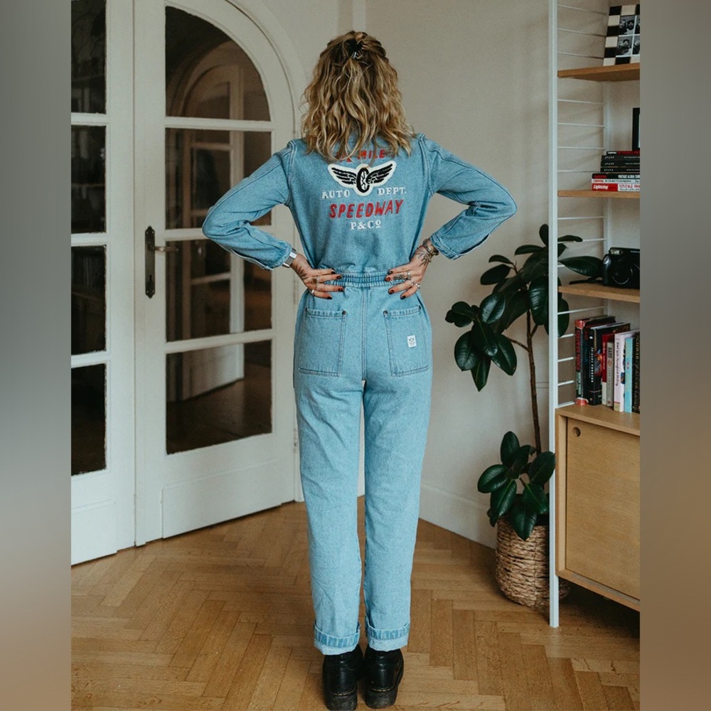 P&Co Denim Jumpsuit